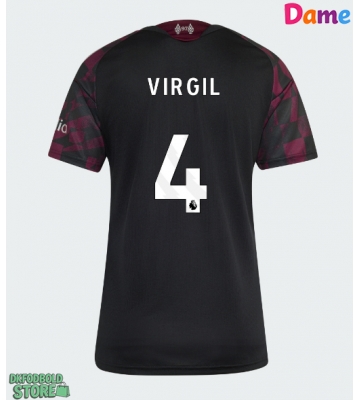 Liverpool Virgil van Dijk #4 Replika Tredjetrøje Dame 2026-27 Kortærmet